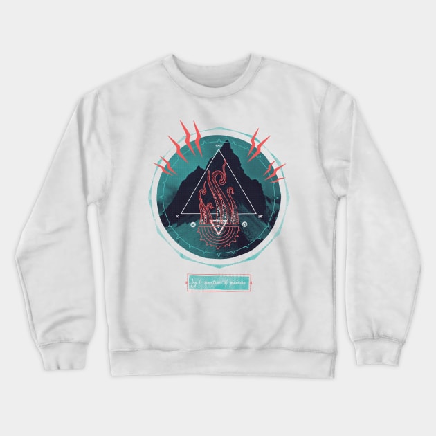 Mountain of Madness Crewneck Sweatshirt by againstbound